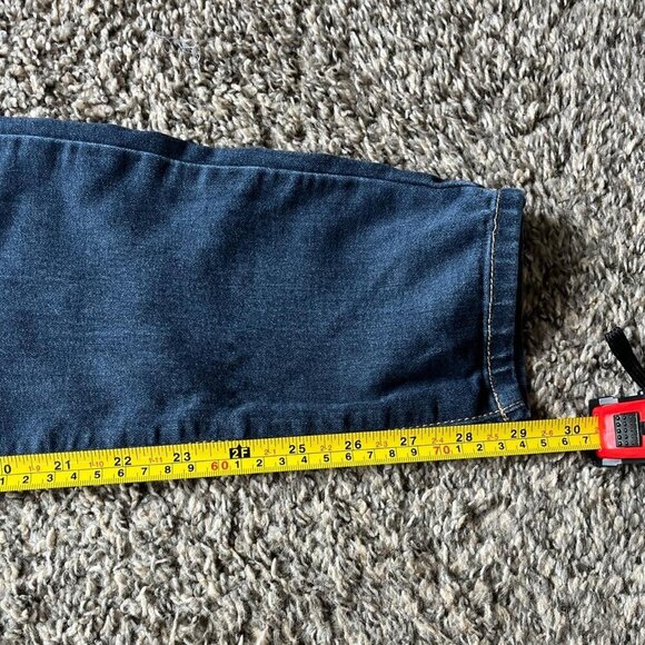 Flying Monkey Navy Skinny Jeans, Womens 28 Mid-rise Denim Jeans - Picture 7 of 8